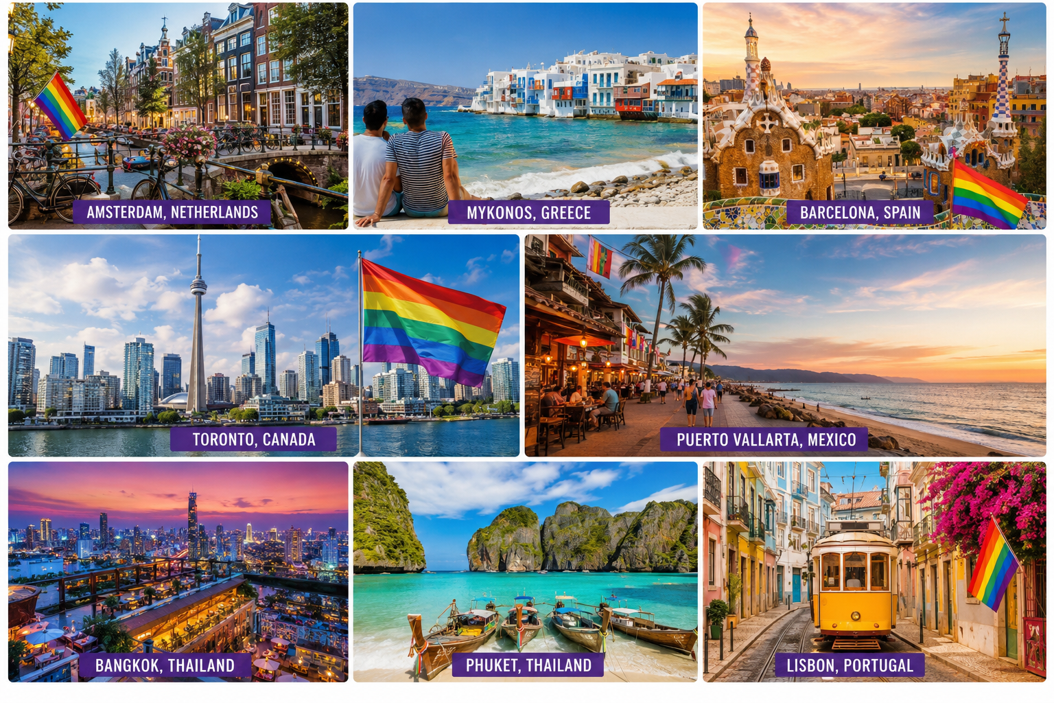 The Best Gay Couple-Friendly Destinations in 2026 
